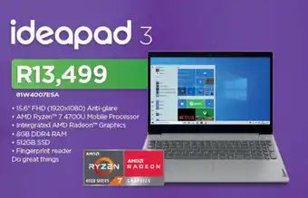 Computer Mania Lenovo - IdeaPad 3 (81W4007ESA) offer