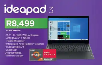 Computer Mania Lenovo - IdeaPad 3 (81W100Y6SA) offer