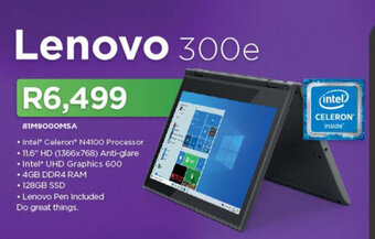 Computer Mania Lenovo - 300e (81M9000MSA) offer