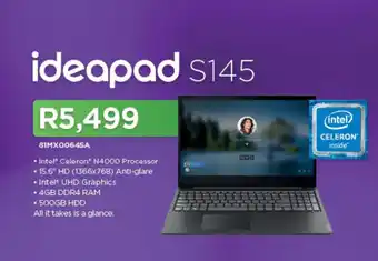 Computer Mania Lenovo - IdeaPad S145 (81MX0064SA) offer