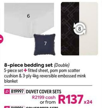 HomeChoice 8-piece Bedding Set offer