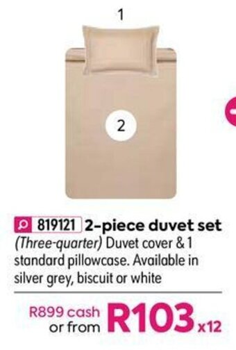 HomeChoice 2-piece Duvet Set offer