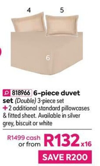 HomeChoice 6-piece Duvet Set offer