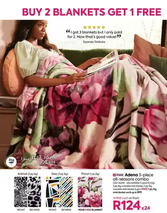 HomeChoice Adena 2-piece All-Seasons Combo offer