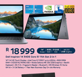 Computer Mania DELL - Inspiron 14 5406 Core i5 11th Gen 2-in-1 offer