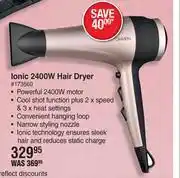 Dis-Chem Carmen ionic 2400w hair dryer offer