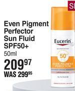 Dis-Chem Eucerin sun protection even pigment perfector sun fluid spf50+-50ml offer