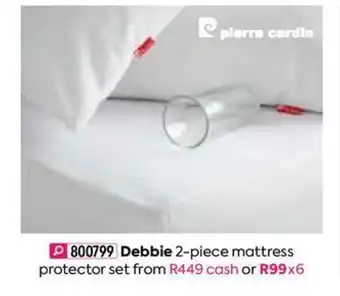 Debbie 2-piece Mattress Protector Set