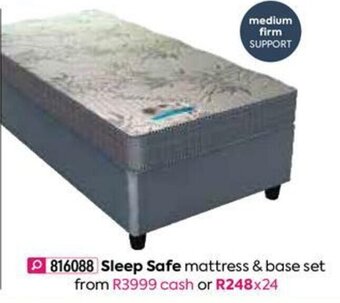 HomeChoice Sleep Safe Mattress & Base Set offer