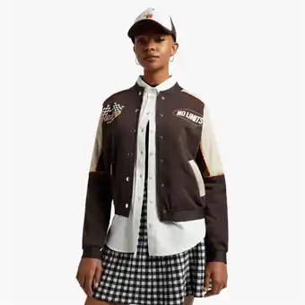 Women's chocolate brown colourblock jacket