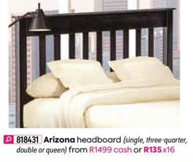 Arizona Headboard offer at HomeChoice