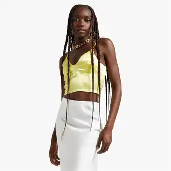 The FIX Women's yellow corset cami top offer