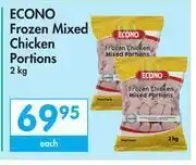 Makro Econo frozen mixed chicken portions-2kg each offer