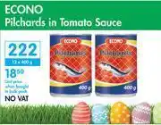 Makro Econo pilchards in tomato sauce-12 x 400g offer