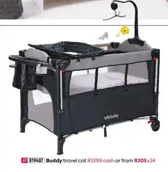 HomeChoice Buddy Travel Cot offer
