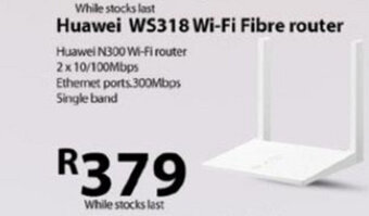 Computer Mania Huawei - WS318 Wi-Fi Fibre Router offer