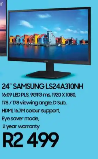 Computer Mania 24" Samsung LS24A310NH offer