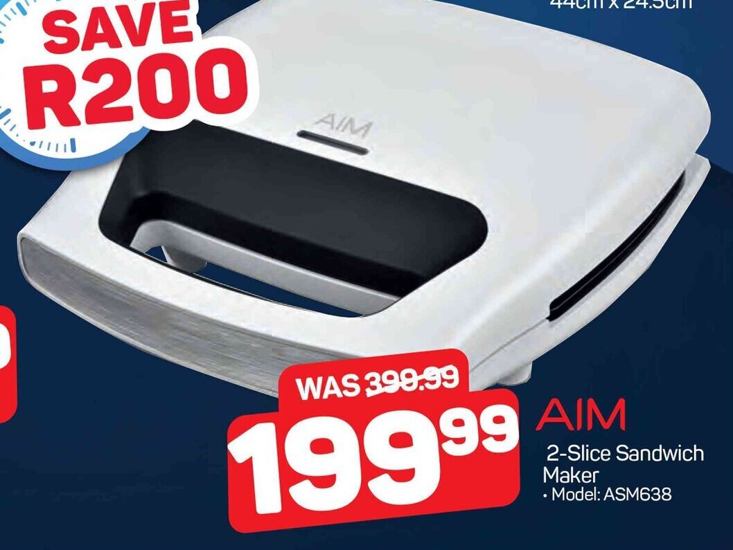 AIM 2Slice Sandwich Maker offer at Pick n Pay