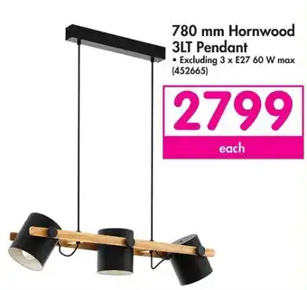 Makro 780mm Hornwood 3LT Pendant offer