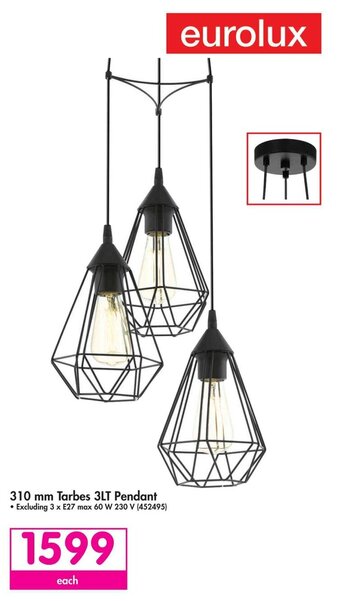 Makro 310mm Tarbes 3LT Pendant offer