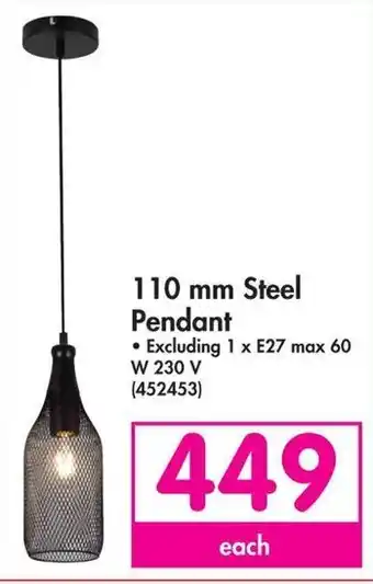 Makro 110 mm Steel Pendant offer