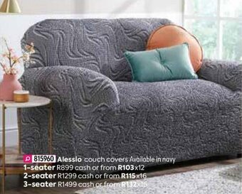 HomeChoice Alessio couch covers 1-seater offer