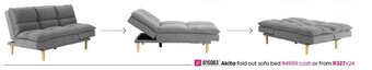 Akita Fold Out Sofa Bed