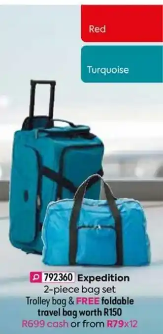 HomeChoice Expedition 2-piece Bag Set offer
