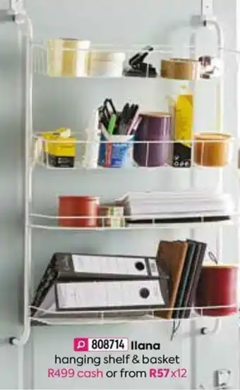 Ilana hanging shelf & basket