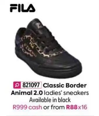 Fila Classic Border Aninal 2.0 Ladies' Sneakers