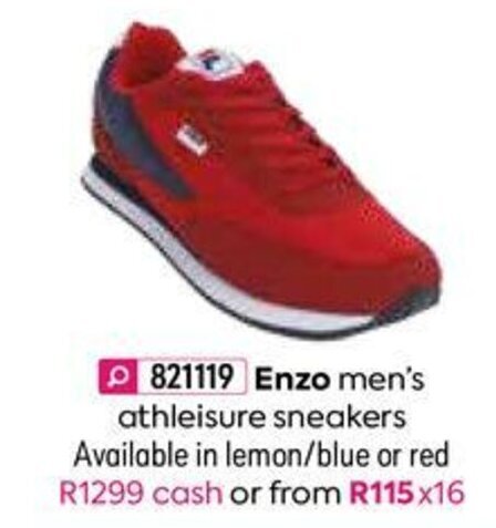 HomeChoice Enzo Men's Athleisure Sneakers offer