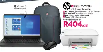HomeChoice Essentials Celeron Bundle offer