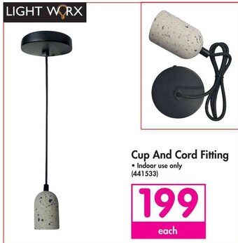 Cup And Cord Fitting