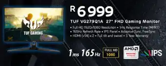 Computer Mania Asus - TUF VG279Q1A 27" FHD Gaming Monitor offer