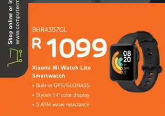 Computer Mania Xiaomi Mi Watch Lite Smartwatch - BHR4357GL offer