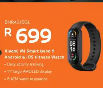 Xiaomi Mi Smart Band 5 Android & ios Fitness Watch - BHR4215GL