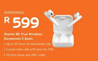 Computer Mania Xiaomi Mi True Wireless Earphones 2 Basic - BHR4089GL offer