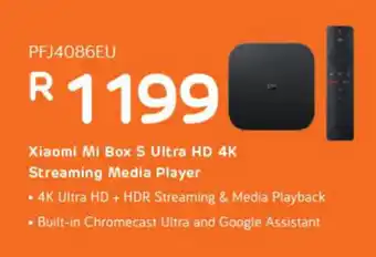 Computer Mania Xiaomi Mi Box S Ultra HD 4K Streaming Media Player - PFJ4086EU offer