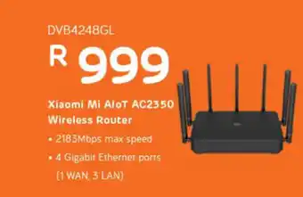 Computer Mania Xiaomi Mi AloT AC2350 Wireless Router - DVB4248GL offer