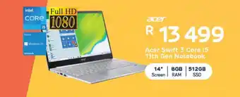 Computer Mania Acer - Swift 3 Core i5 11th Gen Notebook offer