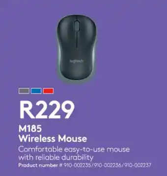 Computer Mania M185 Wireless Mouse offer
