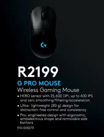 Computer Mania G Pro Mouse Wireless Gaming Mouse offer