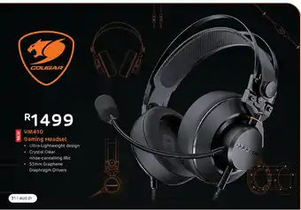 Computer Mania Cougar VM410 Gaming Headset offer