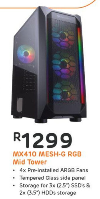 MX410 MESH-G RGB Mid Tower