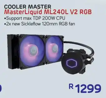Computer Mania Cooler Master MasterLiquid ML240L V2 RGB offer