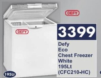 Defy Eco Chest Freezer White 195Lt