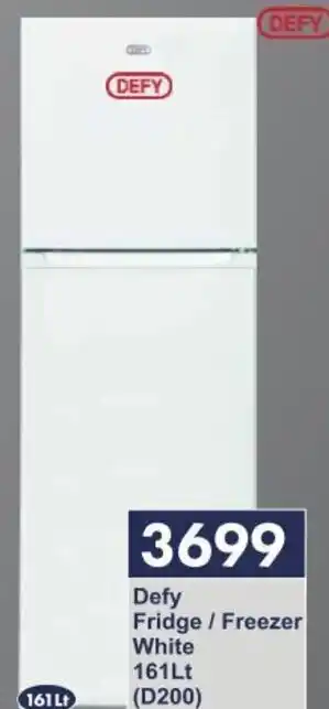 President Hyper Defy Fridge/Freezer White 161Lt (D200) offer