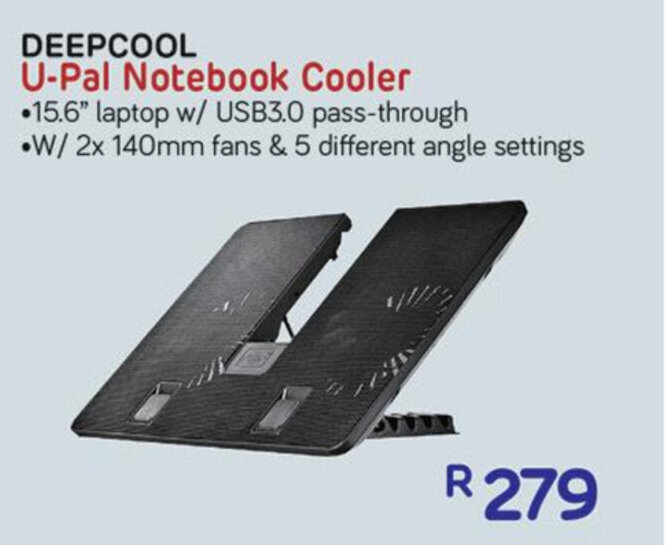 DeepCool UPal Notebook Cooler offer at Computer Mania
