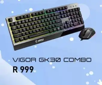 Computer Mania MSI - VIGOR GK30 COMBO offer