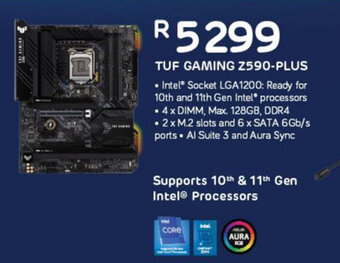 Computer Mania Asus - TUF Gaming Z590-PLUS offer